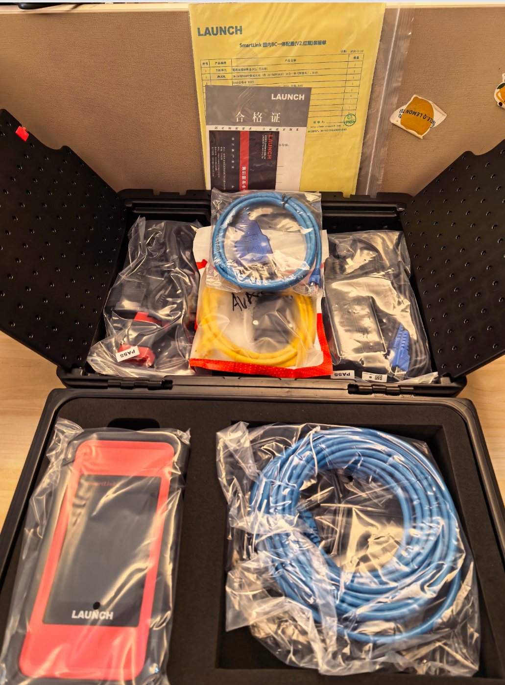 SmartLink C complete kit (Chinese Version) with main device, ENET cable, AVATR cable and all accessories