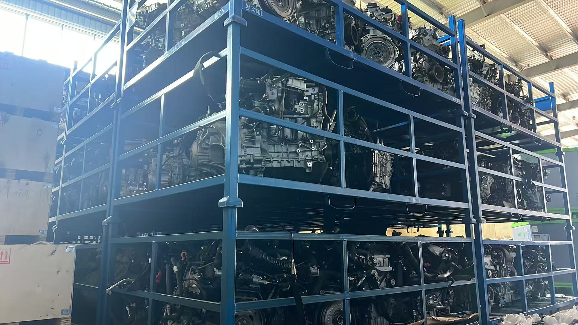 Engine components and suspension parts at NEV Fix Guangzhou